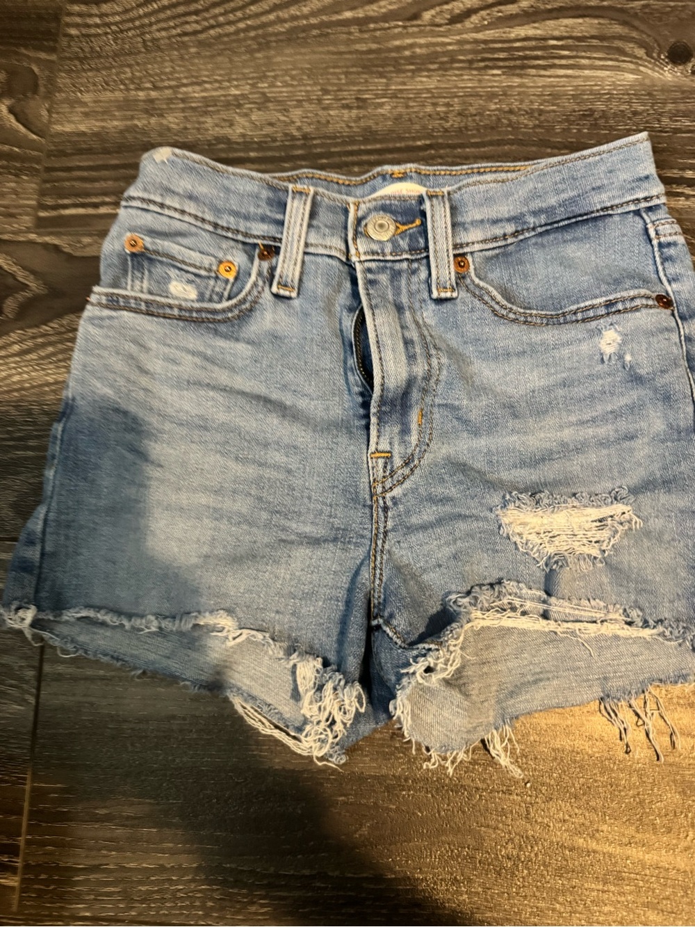 Levi’s high rise shorts size 24